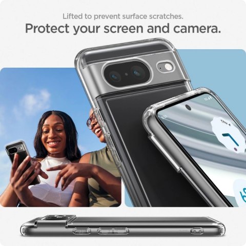 Etui Spigen Ultra Hybrid na Google Pixel 8 - przezroczyste Etui Spigen Ultra Hybrid na Google Pixel 8 - przezroczyste