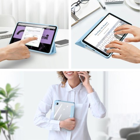 Etui z klapką podstawką Dux Ducis Toby do Samsung Galaxy Tab A9 8.7'' - niebieskie Etui z klapką podstawką Dux Ducis Toby do Samsung Galaxy Tab A9 8.7'' - niebieskie