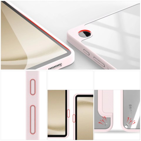 Etui z klapką podstawką Dux Ducis Toby do Samsung Galaxy Tab A9 8.7'' - różowe Etui z klapką podstawką Dux Ducis Toby do Samsung Galaxy Tab A9 8.7'' - różowe