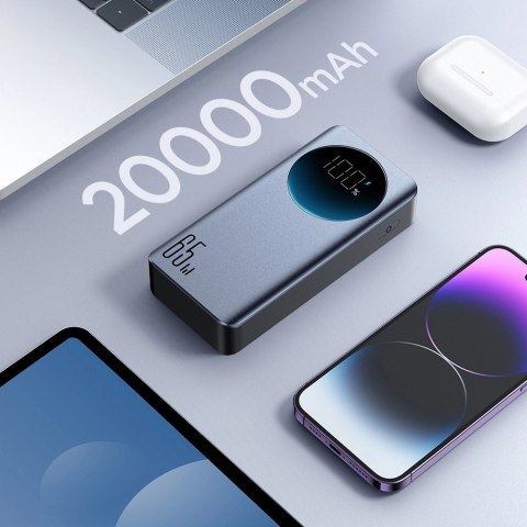 Joyroom powerbank 65W 20000mAH czarny (JR-PBF04) Joyroom powerbank 65W 20000mAH czarny (JR-PBF04)