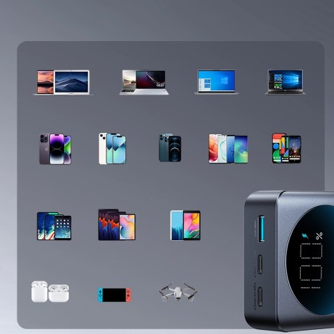Joyroom powerbank 65W 20000mAH czarny (JR-PBF04) Joyroom powerbank 65W 20000mAH czarny (JR-PBF04)