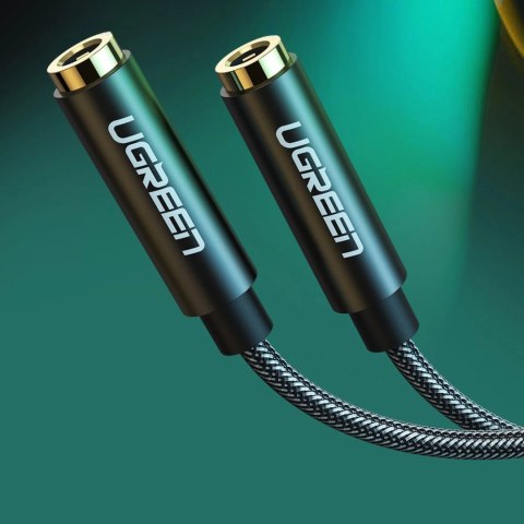 Kabel słuchawkowy Ugreen AV123 minijack 3.5 mm (męski) - 2x minijack 3.5mm (żeński) - czarny Kabel słuchawkowy Ugreen AV123 minijack 3.5 mm (męski) - 2x minijack 3.5mm (żeński) - czarny