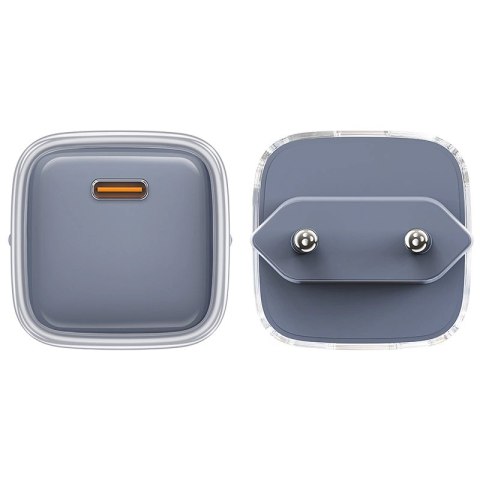 Ładowarka Acefast A53 PD 30W GaN USB-C z wyświetlaczem - szara Ładowarka Acefast A53 PD 30W GaN USB-C z wyświetlaczem - szara