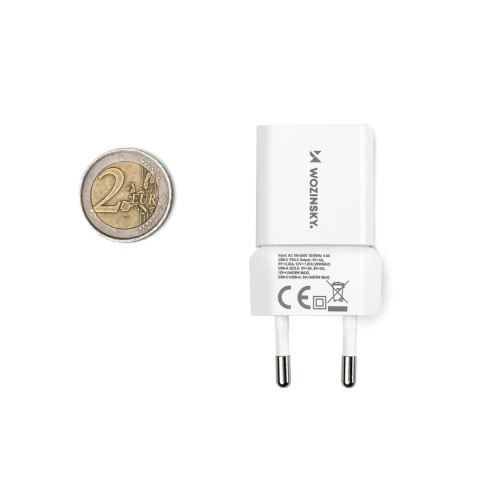 Ładowarka sieciowa Wozinsky CMWCW 20W USB-C / USB-A - biała Ładowarka sieciowa Wozinsky CMWCW 20W USB-C / USB-A - biała