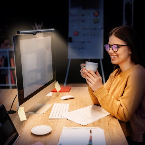 Lampa na ekran Choetech E1132 podświetlenie tylne - szara Lampa na ekran Choetech E1132 podświetlenie tylne - szara