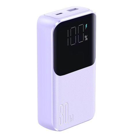 Mini powerbank Joyroom JR-PBC07 20000mAh 30W z kablami USB-C i Lightning - fioletowy Mini powerbank Joyroom JR-PBC07 20000mAh 30W z kablami USB-C i Lightning - fioletowy