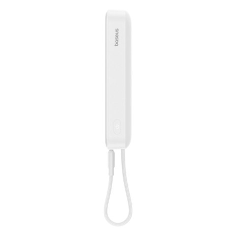 Powerbank Baseus Magnetic Mini MagSafe 10000mAh 20W z wbudowanym kablem Lightning - biały + kabel Baseus Simple Series USB-C - U Powerbank Baseus Magnetic Mini MagSafe 10000mAh 20W z wbudowanym kablem Lightning - biały + kabel Baseus Simple Series USB-C - U
