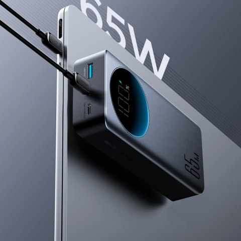 Powerbank Joyroom 30000mAh 65W z wyświetlaczem cyfrowym (JR-PBF05) - czarny Powerbank Joyroom 30000mAh 65W z wyświetlaczem cyfrowym (JR-PBF05) - czarny