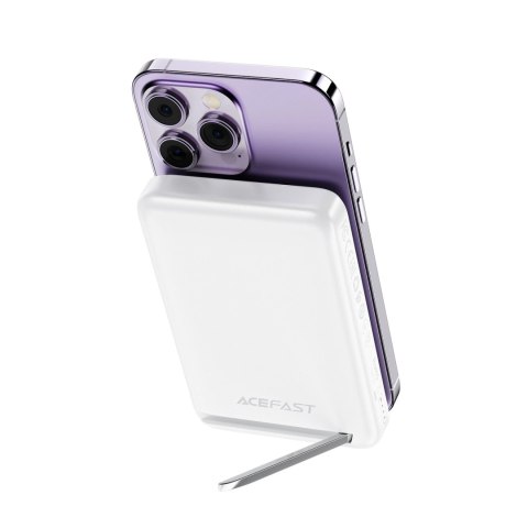 Powerbank indukcyjny Acefast M6 PD 20W 10000mAh + kabel - biały Powerbank indukcyjny Acefast M6 PD 20W 10000mAh + kabel - biały