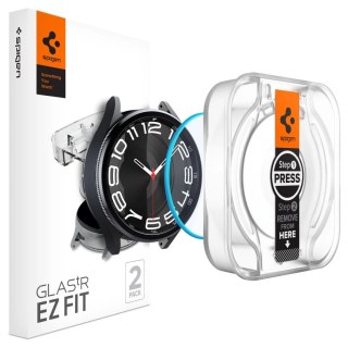 Szkło hartowane Spigen Glas.tR EZ Fit na Samsung Galaxy Watch 6 Classic (43 mm) - 2 szt.