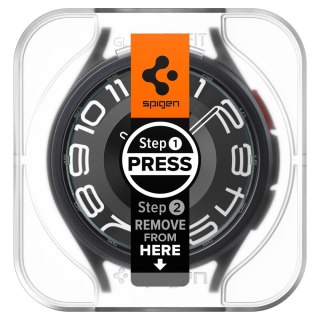 Szkło hartowane Spigen Glas.tR EZ Fit na Samsung Galaxy Watch 6 Classic (43 mm) - 2 szt.