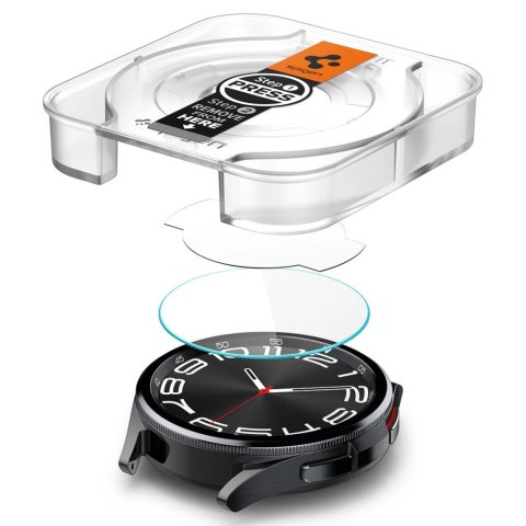 Szkło hartowane Spigen Glas.tR EZ Fit na Samsung Galaxy Watch 6 Classic (43 mm) - 2 szt. Szkło hartowane Spigen Glas.tR EZ Fit na Samsung Galaxy Watch 6 Classic (43 mm) - 2 szt.