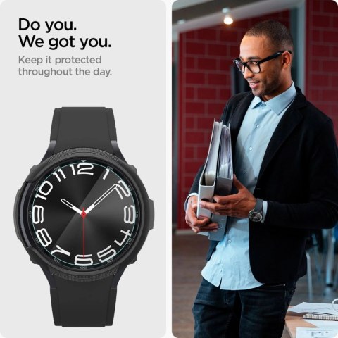 Szkło hartowane Spigen Glas.tR EZ Fit na Samsung Galaxy Watch 6 Classic (43 mm) - 2 szt. Szkło hartowane Spigen Glas.tR EZ Fit na Samsung Galaxy Watch 6 Classic (43 mm) - 2 szt.