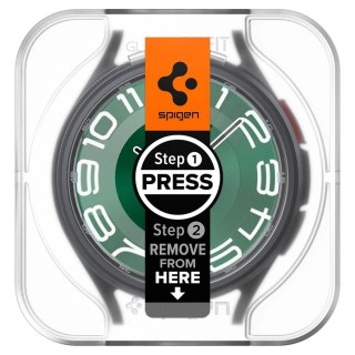 Szkło hartowane Spigen Glas.tR EZ Fit na Samsung Galaxy Watch 6 Classic (47 mm) - 2 szt.