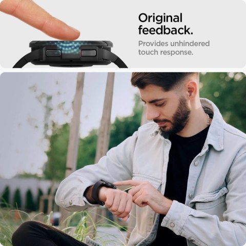 Szkło hartowane Spigen Glas.tR EZ Fit na Samsung Galaxy Watch 6 Classic (47 mm) - 2 szt.