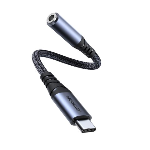 Adapter DAC Joyroom SY-C01 USB-C do mini jack 3.5 mm - czarny Adapter DAC Joyroom SY-C01 USB-C do mini jack 3.5 mm - czarny