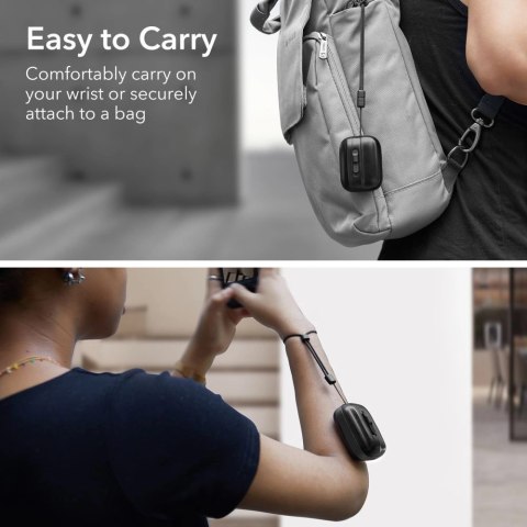 Etui ESR Pulse Halolock z MagSafe na Apple AirPods Pro 1 / 2 - czarne Etui ESR Pulse Halolock z MagSafe na Apple AirPods Pro 1 / 2 - czarne