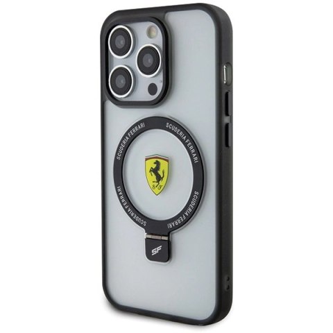 Etui Ferrari Ring Stand 2023 Collection MagSafe na iPhone 15 Pro Max - przezroczyste Etui Ferrari Ring Stand 2023 Collection MagSafe na iPhone 15 Pro Max - przezroczyste