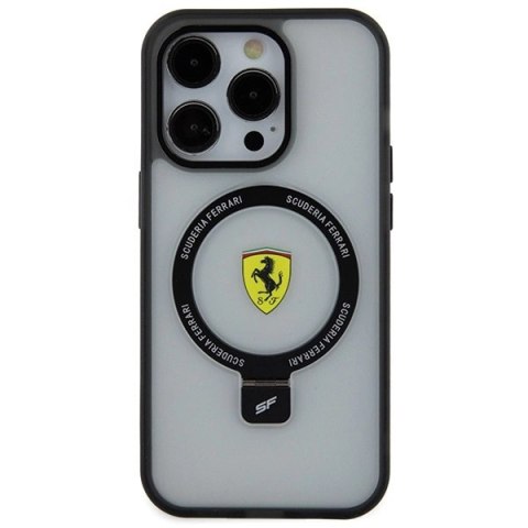 Etui Ferrari Ring Stand 2023 Collection MagSafe na iPhone 15 Pro Max - przezroczyste Etui Ferrari Ring Stand 2023 Collection MagSafe na iPhone 15 Pro Max - przezroczyste