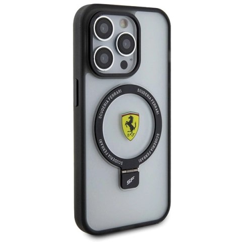 Etui Ferrari Ring Stand 2023 Collection MagSafe na iPhone 15 Pro Max - przezroczyste Etui Ferrari Ring Stand 2023 Collection MagSafe na iPhone 15 Pro Max - przezroczyste