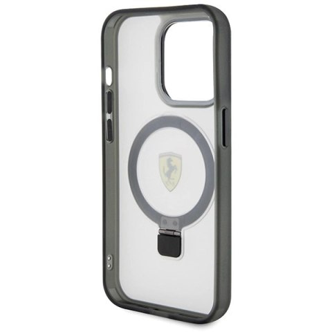 Etui Ferrari Ring Stand 2023 Collection MagSafe na iPhone 15 Pro Max - przezroczyste Etui Ferrari Ring Stand 2023 Collection MagSafe na iPhone 15 Pro Max - przezroczyste