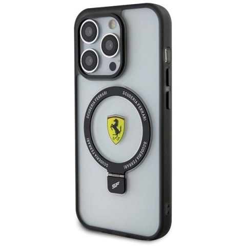 Etui Ferrari Ring Stand 2023 Collection MagSafe na iPhone 15 Pro - przezroczyste Etui Ferrari Ring Stand 2023 Collection MagSafe na iPhone 15 Pro - przezroczyste