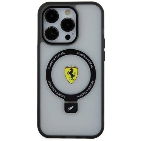 Etui Ferrari Ring Stand 2023 Collection MagSafe na iPhone 15 Pro - przezroczyste Etui Ferrari Ring Stand 2023 Collection MagSafe na iPhone 15 Pro - przezroczyste