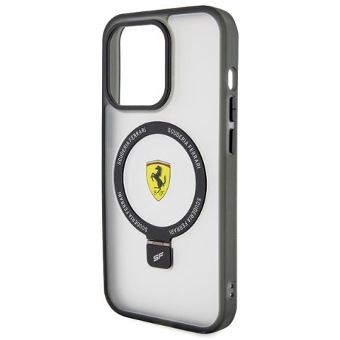 Etui Ferrari Ring Stand 2023 Collection MagSafe na iPhone 15 Pro - przezroczyste Etui Ferrari Ring Stand 2023 Collection MagSafe na iPhone 15 Pro - przezroczyste