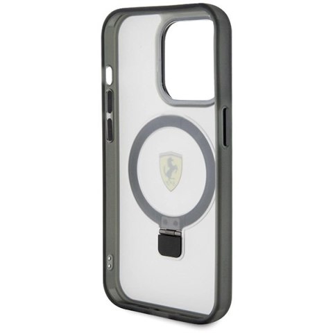 Etui Ferrari Ring Stand 2023 Collection MagSafe na iPhone 15 Pro - przezroczyste Etui Ferrari Ring Stand 2023 Collection MagSafe na iPhone 15 Pro - przezroczyste