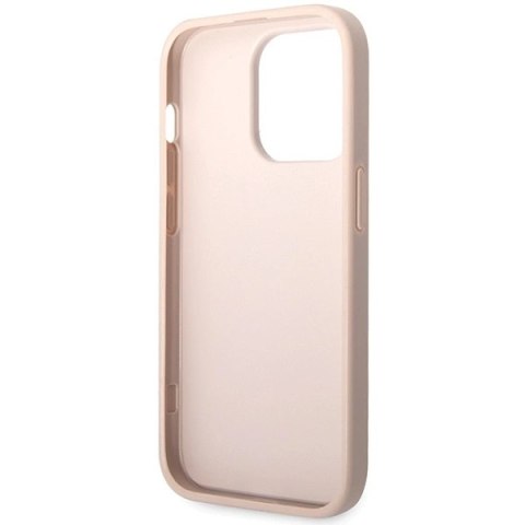 Etui Guess 4G Big Metal Logo do iPhone 15 Pro Max - różowe