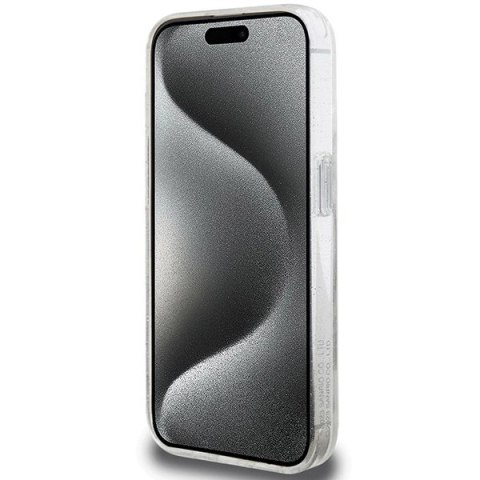 Etui Karl Lagerfeld Ring Stand Karl Head MagSafe do iPhone 15 - białe Etui Karl Lagerfeld Ring Stand Karl Head MagSafe do iPhone 15 - białe