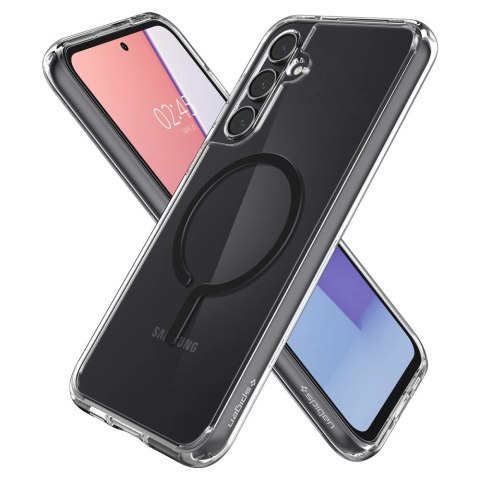 Etui Spigen Ultra Hybrid OneTap Ring z MagSafe na Samsung Galaxy S23 FE - przezroczysto-czarne Etui Spigen Ultra Hybrid OneTap Ring z MagSafe na Samsung Galaxy S23 FE - przezroczysto-czarne
