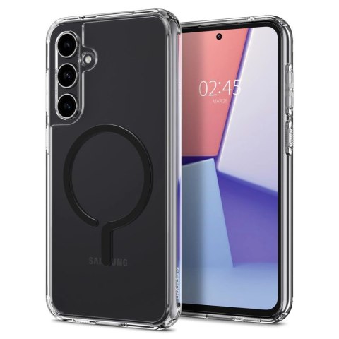Etui Spigen Ultra Hybrid OneTap Ring z MagSafe na Samsung Galaxy S23 FE - przezroczysto-czarne Etui Spigen Ultra Hybrid OneTap Ring z MagSafe na Samsung Galaxy S23 FE - przezroczysto-czarne