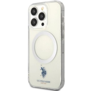 Etui U.S. Polo Assn. MagSafe Collection do iPhone 15 Pro - przezroczyste