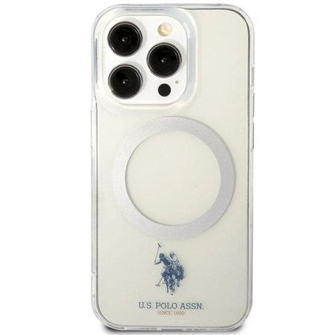 Etui U.S. Polo Assn. MagSafe Collection do iPhone 15 Pro - przezroczyste Etui U.S. Polo Assn. MagSafe Collection do iPhone 15 Pro - przezroczyste