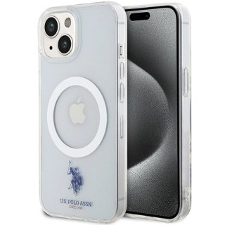 Etui U.S. Polo Assn. MagSafe Collection do iPhone 15 - przezroczyste