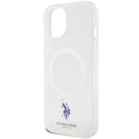Etui U.S. Polo Assn. MagSafe Collection do iPhone 15 - przezroczyste Etui U.S. Polo Assn. MagSafe Collection do iPhone 15 - przezroczyste
