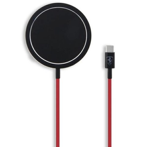 Ładowarka indukcyjna Ferrari 15W MagSafe - czarna Ładowarka indukcyjna Ferrari 15W MagSafe - czarna