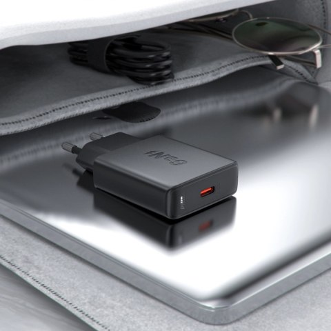 Ładowarka sieciowa Acefast A65 PD 20W GaN USB-C ultra slim - czarna