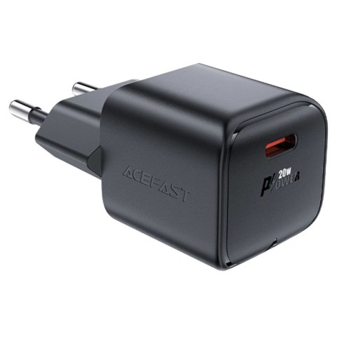 Ładowarka sieciowa Acefast A73 Mini PD 20W GaN USB-C - czarna Ładowarka sieciowa Acefast A73 Mini PD 20W GaN USB-C - czarna