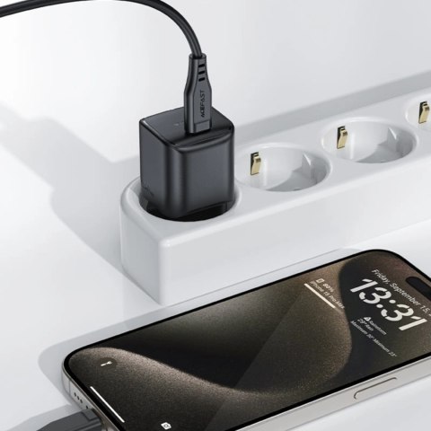 Ładowarka sieciowa Acefast A73 Mini PD 20W GaN USB-C - czarna Ładowarka sieciowa Acefast A73 Mini PD 20W GaN USB-C - czarna