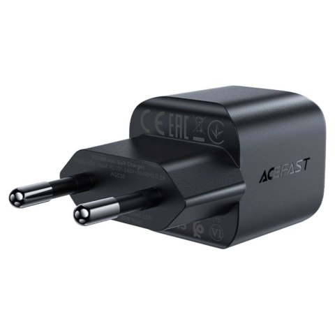 Ładowarka sieciowa Acefast A73 Mini PD 20W GaN USB-C - czarna Ładowarka sieciowa Acefast A73 Mini PD 20W GaN USB-C - czarna