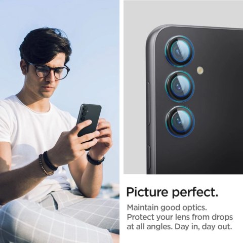 Osłona aparatu Spigen Glas.tR EZ Fit Optik Camera Protector na Samsung Galaxy S23 FE - czarna 2 szt. Osłona aparatu Spigen Glas.tR EZ Fit Optik Camera Protector na Samsung Galaxy S23 FE - czarna 2 szt.