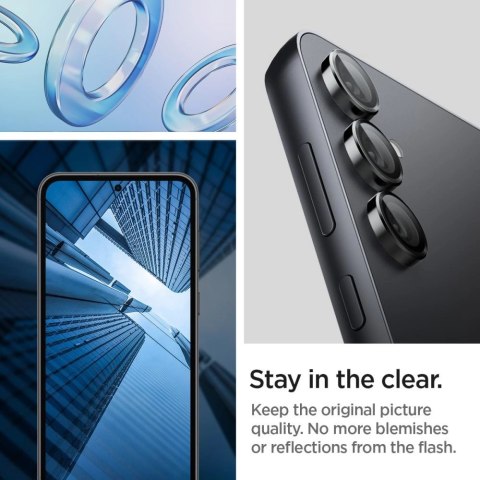 Osłona aparatu Spigen Glas.tR EZ Fit Optik Camera Protector na Samsung Galaxy S23 FE - czarna 2 szt. Osłona aparatu Spigen Glas.tR EZ Fit Optik Camera Protector na Samsung Galaxy S23 FE - czarna 2 szt.