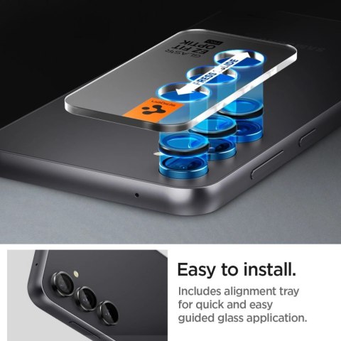 Osłona aparatu Spigen Glas.tR EZ Fit Optik Camera Protector na Samsung Galaxy S23 FE - czarna 2 szt. Osłona aparatu Spigen Glas.tR EZ Fit Optik Camera Protector na Samsung Galaxy S23 FE - czarna 2 szt.