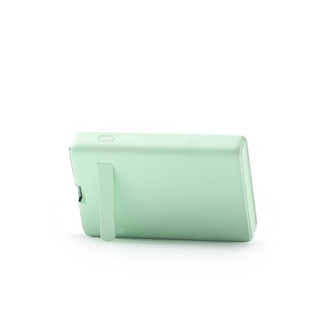 Powerbank Joyroom JR-PBM01 magnetyczny 10000mAh 20W z podstawką + kabel Lightning - USB-C - zielony