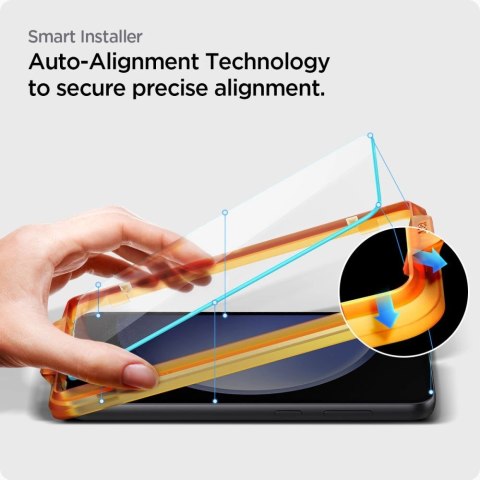 Szkło hartowane Spigen ALM Glas.tR na Samsung Galaxy S23 FE - 2 szt.