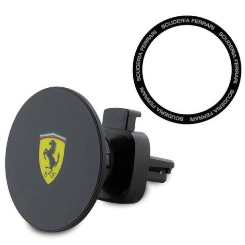 Uchwyt samochodowy Ferrari 2023 Collection MagSafe magnetyczny do kratki nawiewu - czarny Uchwyt samochodowy Ferrari 2023 Collection MagSafe magnetyczny do kratki nawiewu - czarny