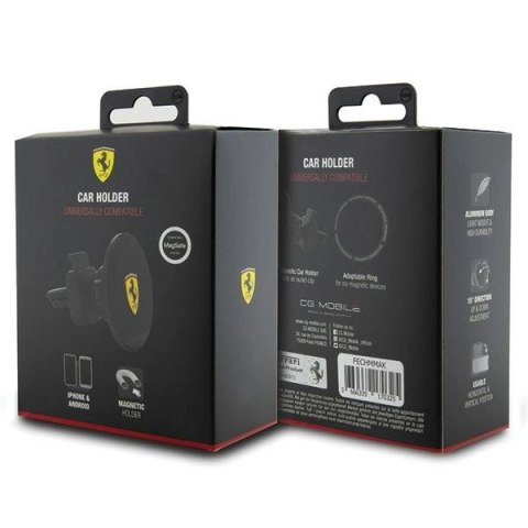Uchwyt samochodowy Ferrari 2023 Collection MagSafe magnetyczny do kratki nawiewu - czarny Uchwyt samochodowy Ferrari 2023 Collection MagSafe magnetyczny do kratki nawiewu - czarny