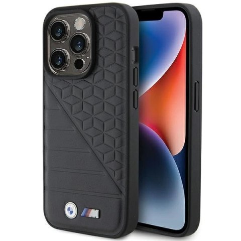 Etui BMW Bi Pattern na iPhone 15 Pro - czarne Etui BMW Bi Pattern na iPhone 15 Pro - czarne